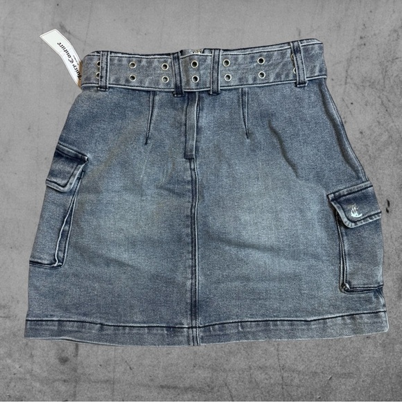 NWT Juicy Couture Cargo Jean Skirt Size - Picture 4 of 5